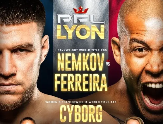 Немков против Феррейры, «Киборг» против Коллинз: PFL анонсировал шоу с 2 титульными боями