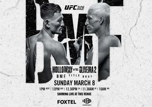Прямая трансляция UFC 326: Макс Холлоуэй – Чарльз Оливейра 2. Смотреть онлайн