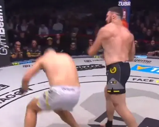 Двойной чемпион Oktagon аннигилировал уволенного из UFC тяжеловеса: видео