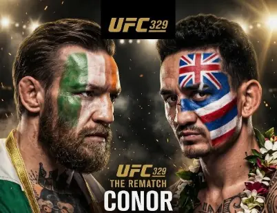 Прямая трансляция UFC 329: Конор Макгрегор – Макс Холлоуэй 2