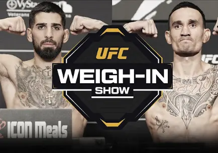 У Чимаева проблемы с весом? Результаты и видео взвешивания UFC 308