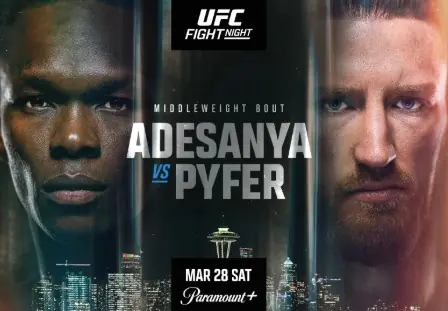 Прямая трансляция UFC Fight Night 271: Исраэль Адесанья – Джо Пайфер. Смотреть онлайн