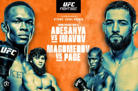 UFC Fight Night 250: Адесанья–Имавов. Результаты из Саудовской Аравии