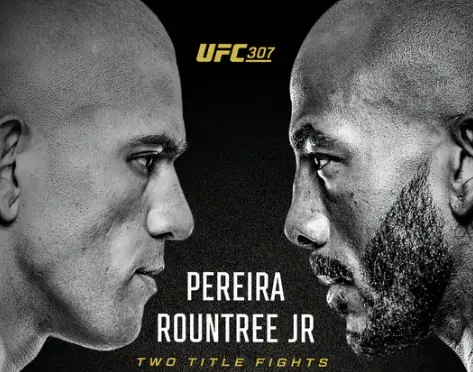 Полный кард UFC 307: Перейра – Раунтри. Состав участников шоу 6 октября